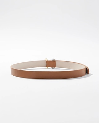 Mixed Metal Denim Belt