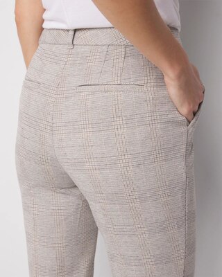 WHBM® Elle Slim Ankle Plaid Pant click to view larger image.