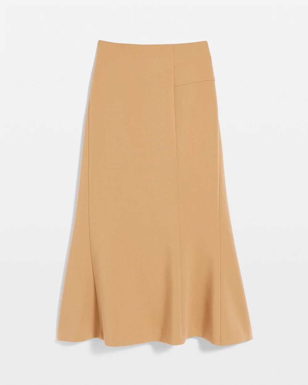 Luxe Stretch Trumpet Midi Skirt click to view larger image.
