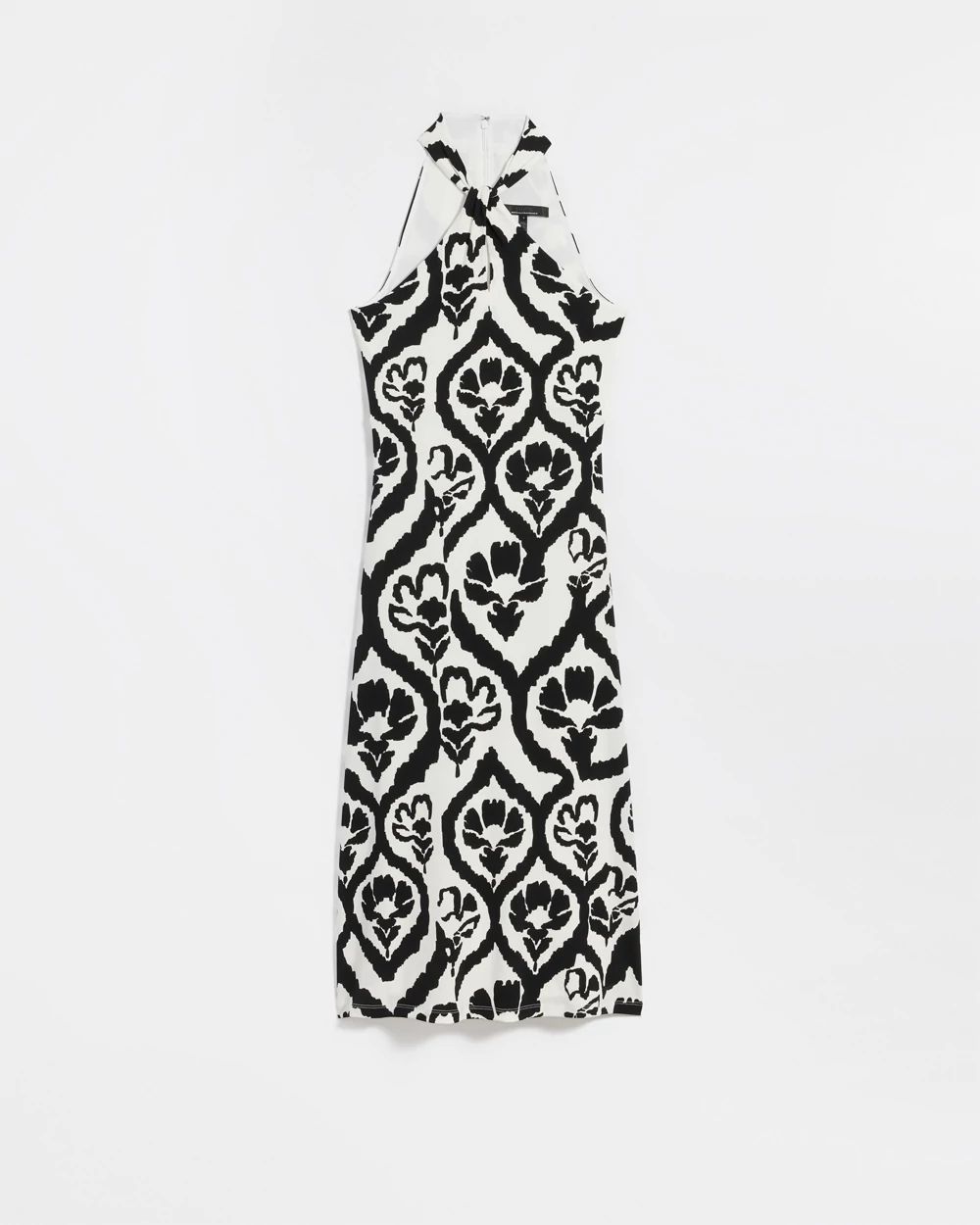 Lace-Up Back Maxi Dress