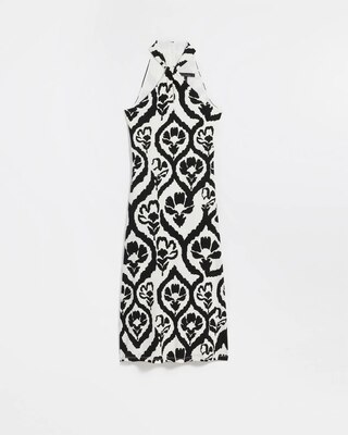 Lace-Up Back Maxi Dress