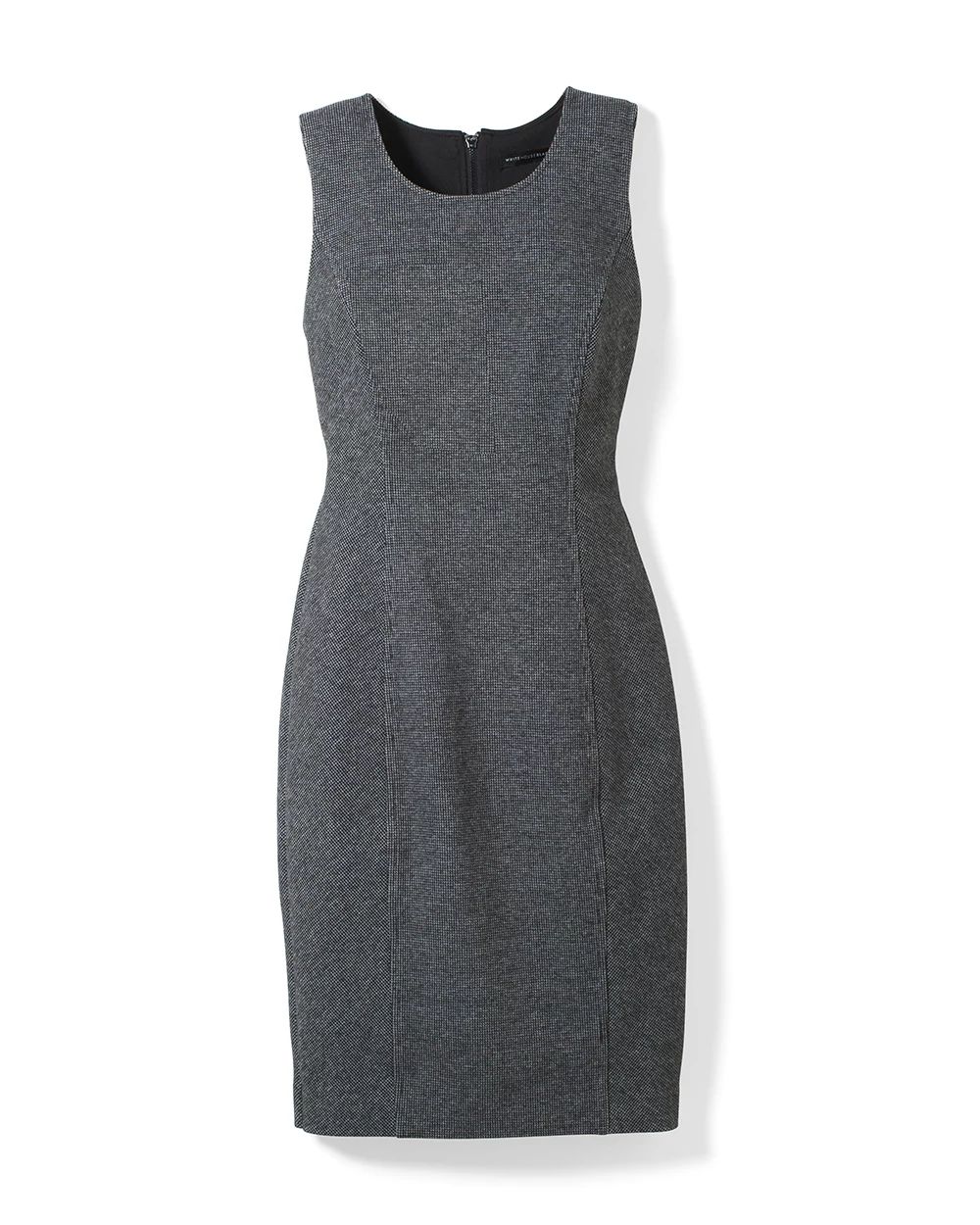 Sleeveless Knit Sheath Dress