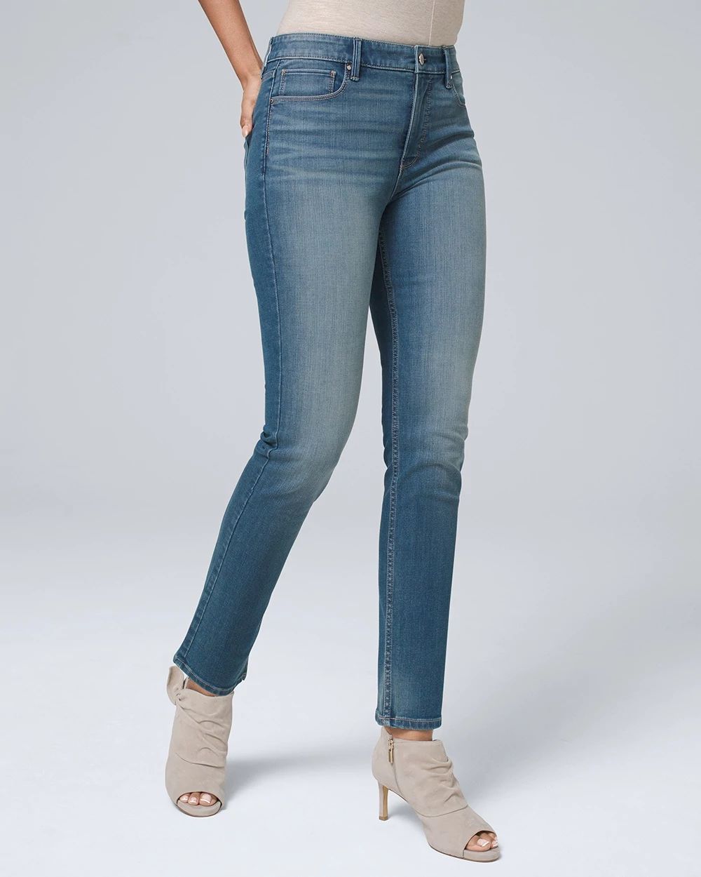 Curvy High-Rise Sculpt Slim Jeans