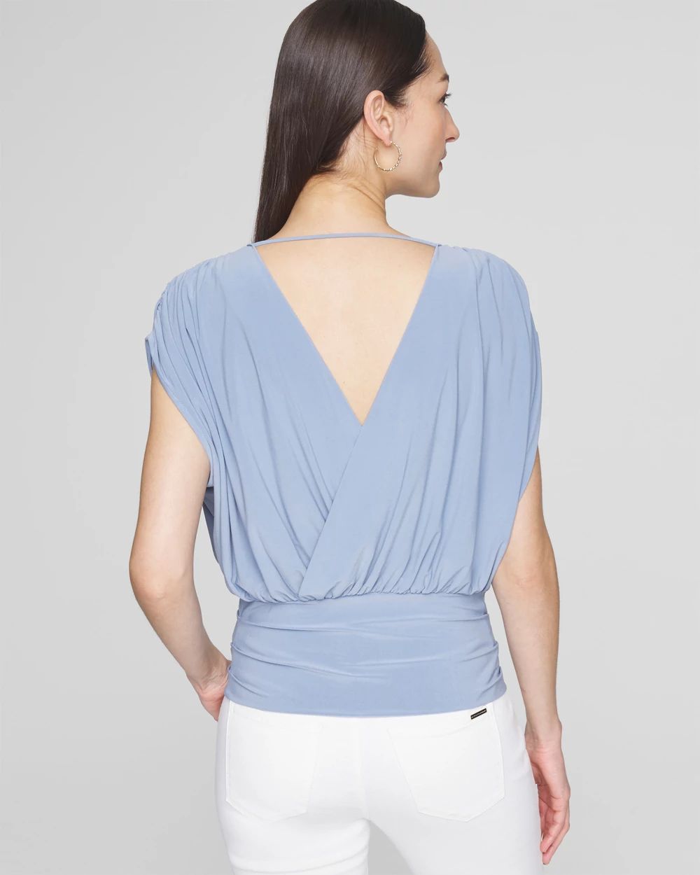 Matte Jersey Banded Bottom Top