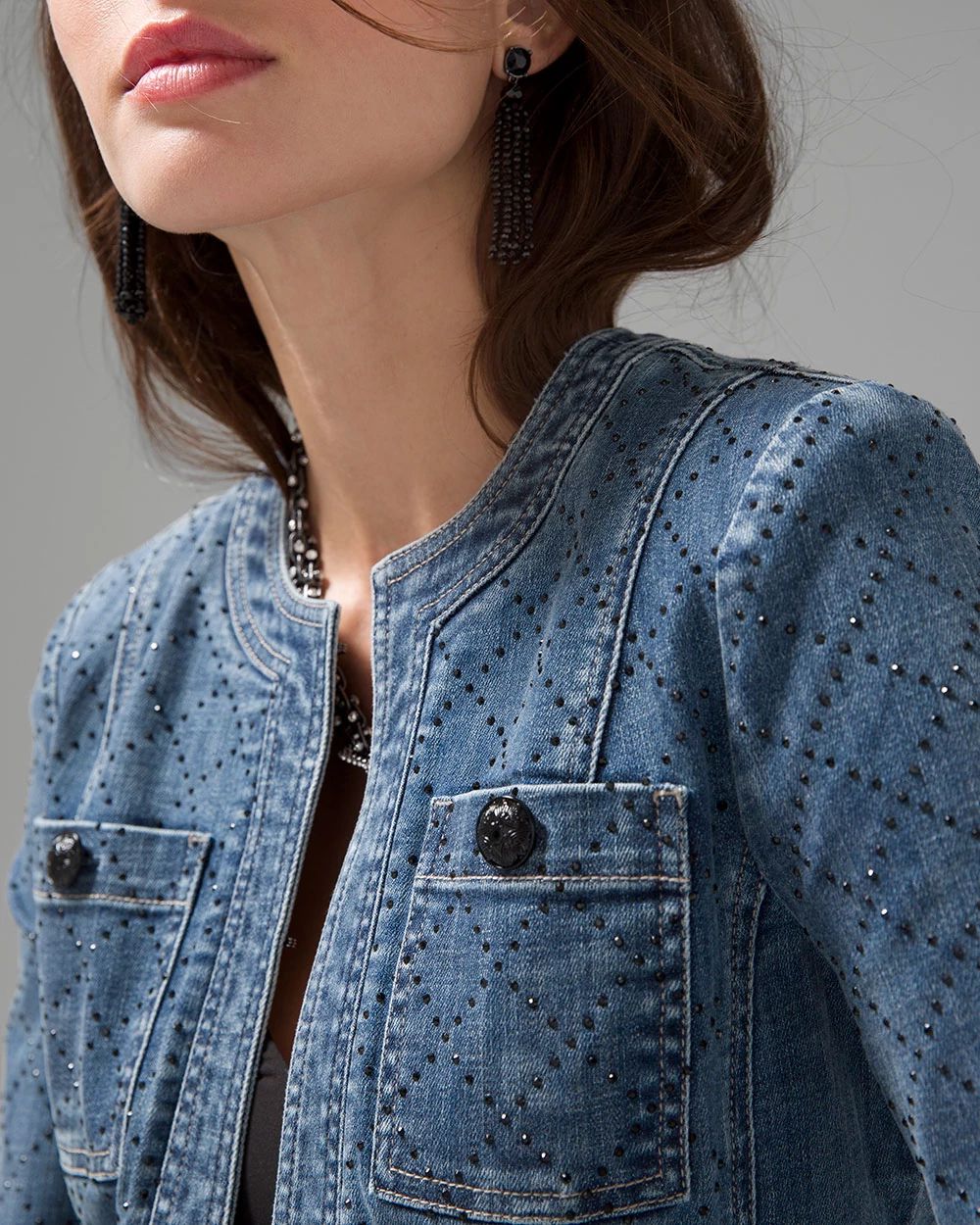 Whbm denim jacket 2025