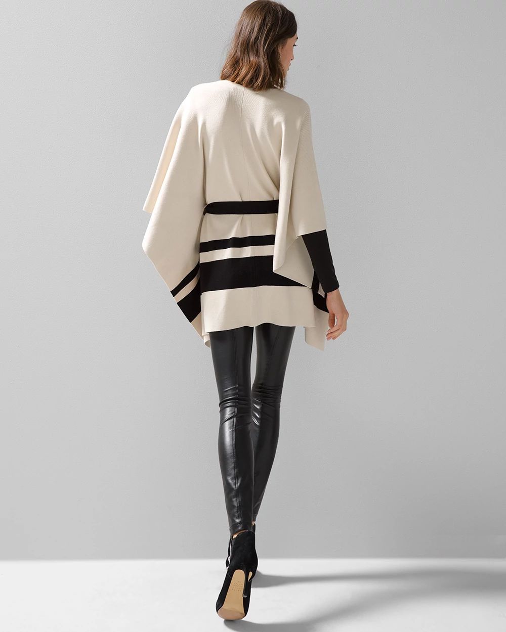Striped Ruana