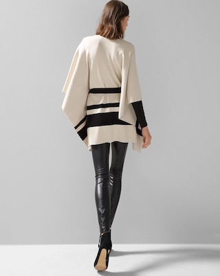 Striped Ruana