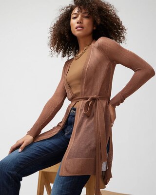 Crochet Belted Coverup