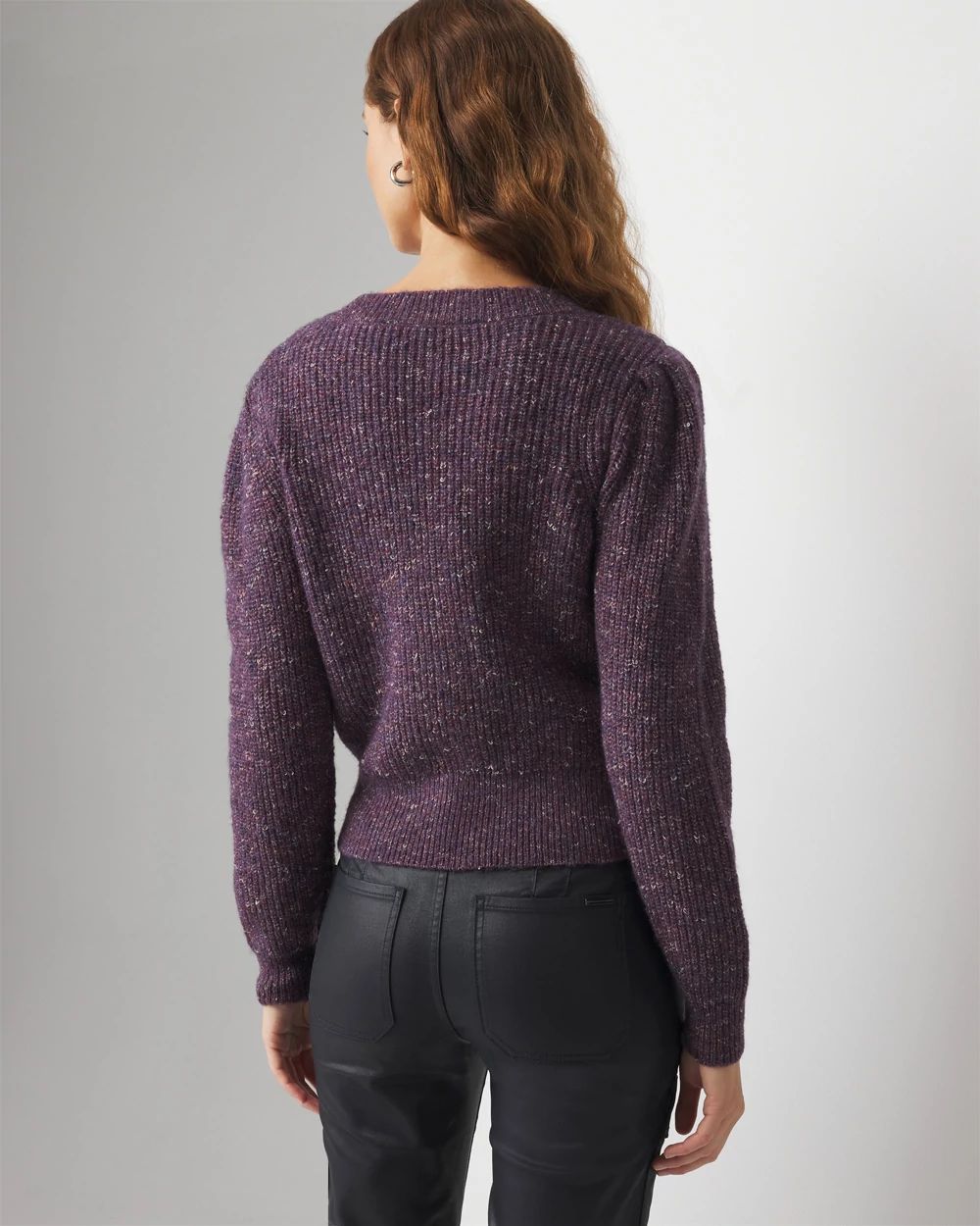 Jewel Button Cardigan Sweater click to view larger image.