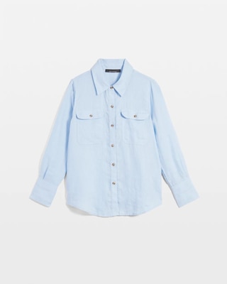Linen Button-Down Shirt click to view larger image.