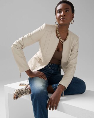 Fitted Leather Jacket