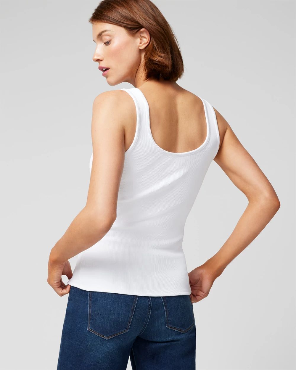 WHBM® FORME Rib Scoop Tank