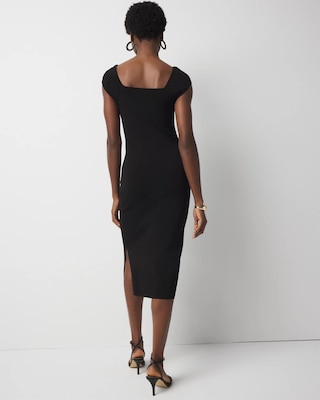 WHBM FORME™ Ribbed Stretch Sweater Dress click to view larger image.