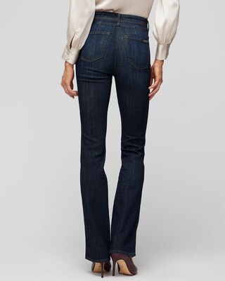 Extra-High Rise Pintuck Skinny Flare Jeans