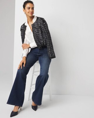 Trapunto Jacquard Stitched Shirt click to view larger image.