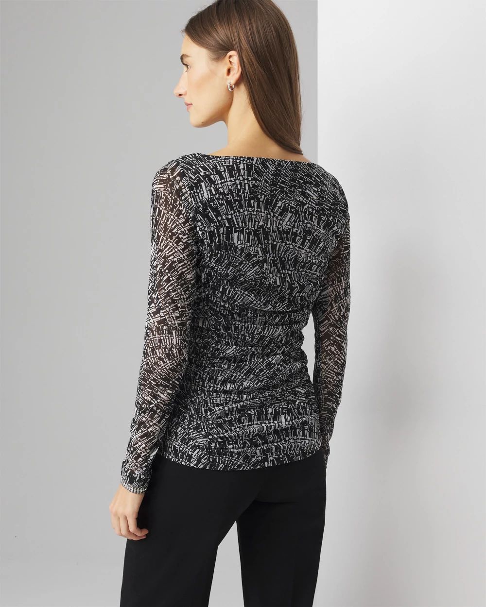 Ruched-Side Top