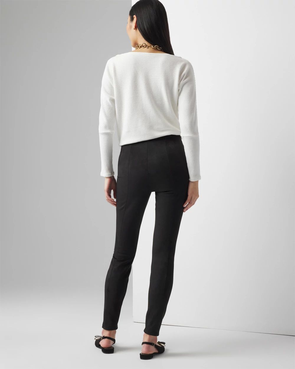 Faux Suede Legging