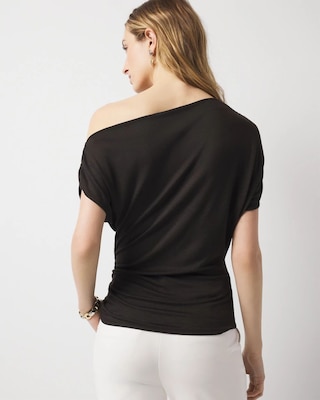 Asymmetric Ruched Top click to view larger image.