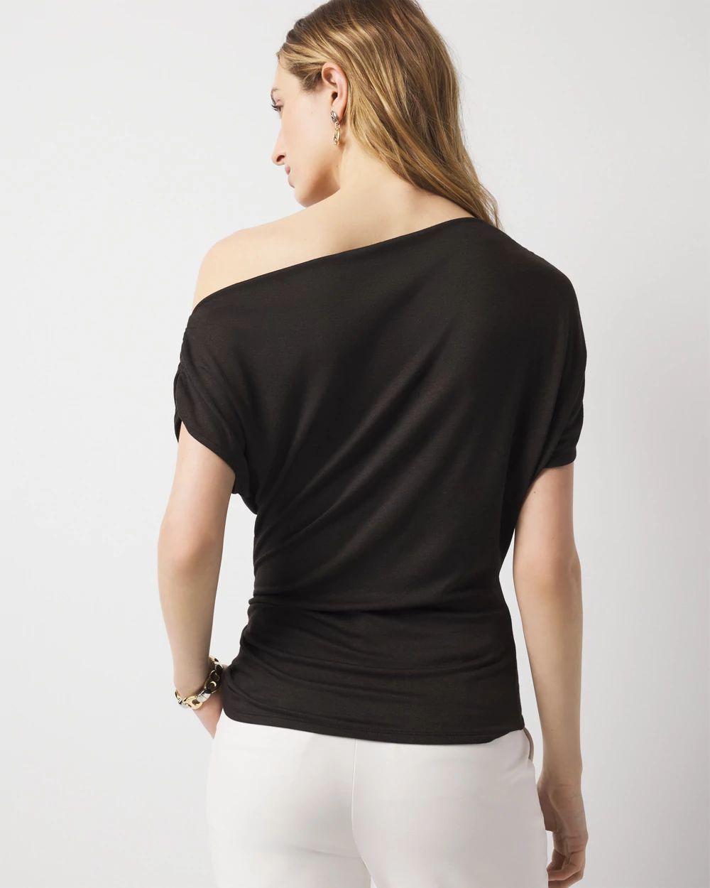 Asymmetric Ruched Top