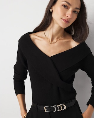 Convertible Surplice Sweater click to view larger image.