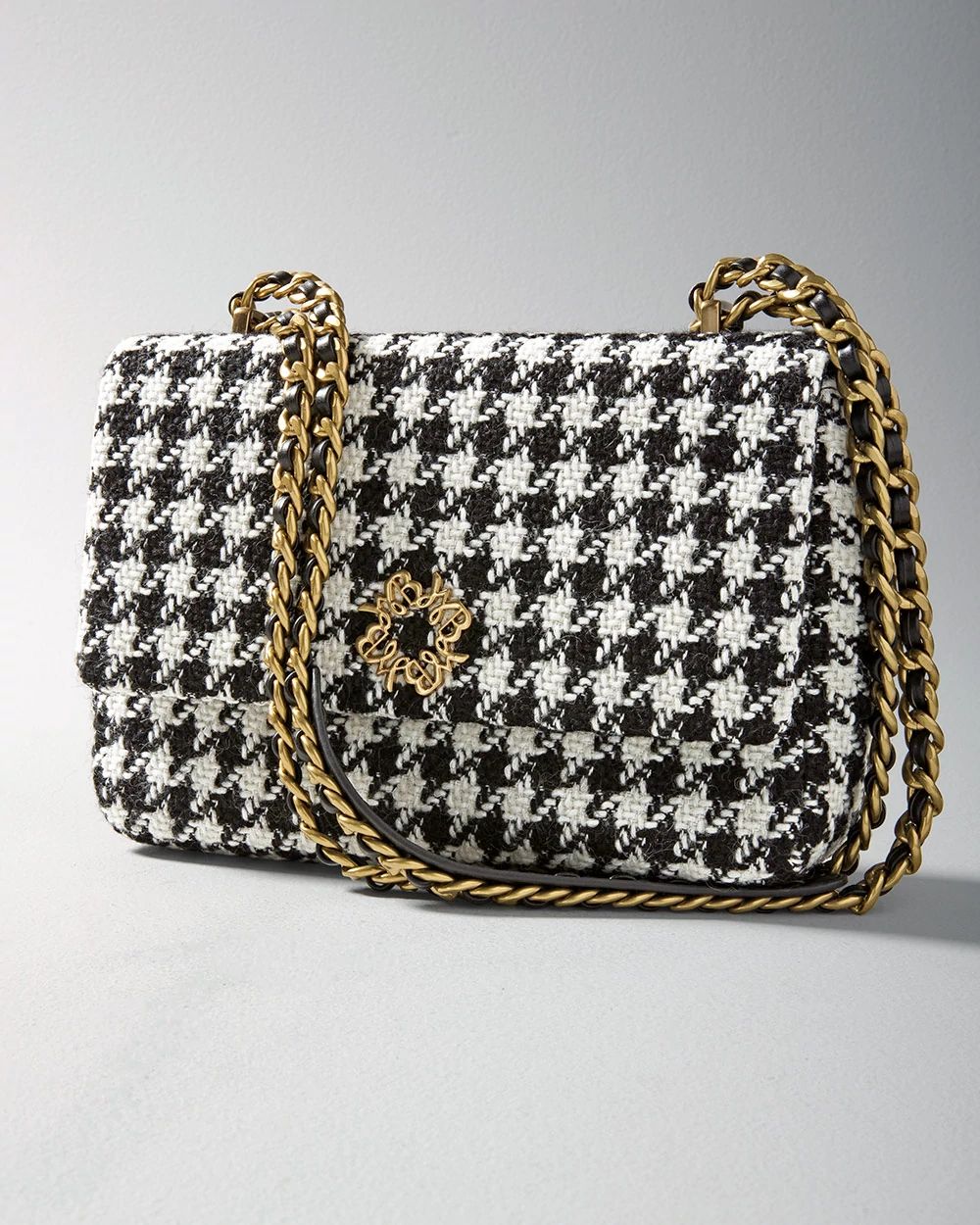 Houndstooth Chain Bag