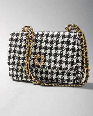 Houndstooth Chain Bag