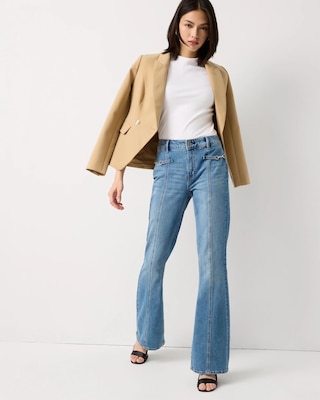 WHBM FORME™ All Ways Stretch High-Crewneck Tank Top click to view larger image.