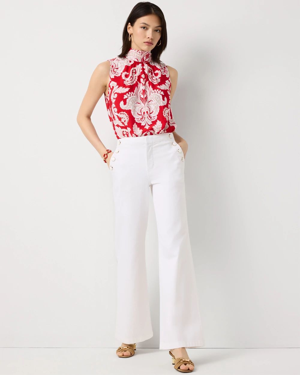 High-Rise Wide Leg Mariner Jean