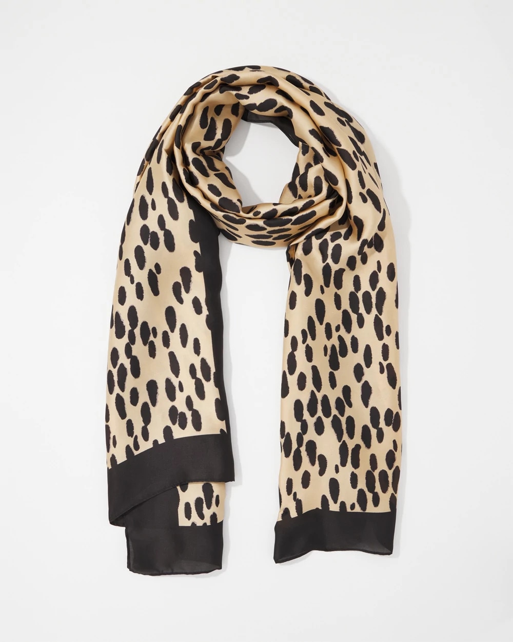 Dotted Oblong Scarf