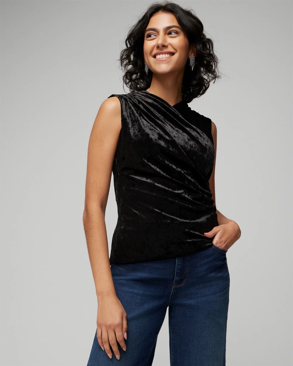 Crushed Velvet Shell