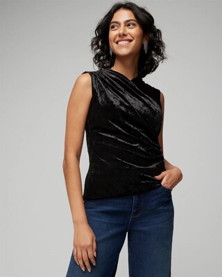 Crushed Velvet Shell