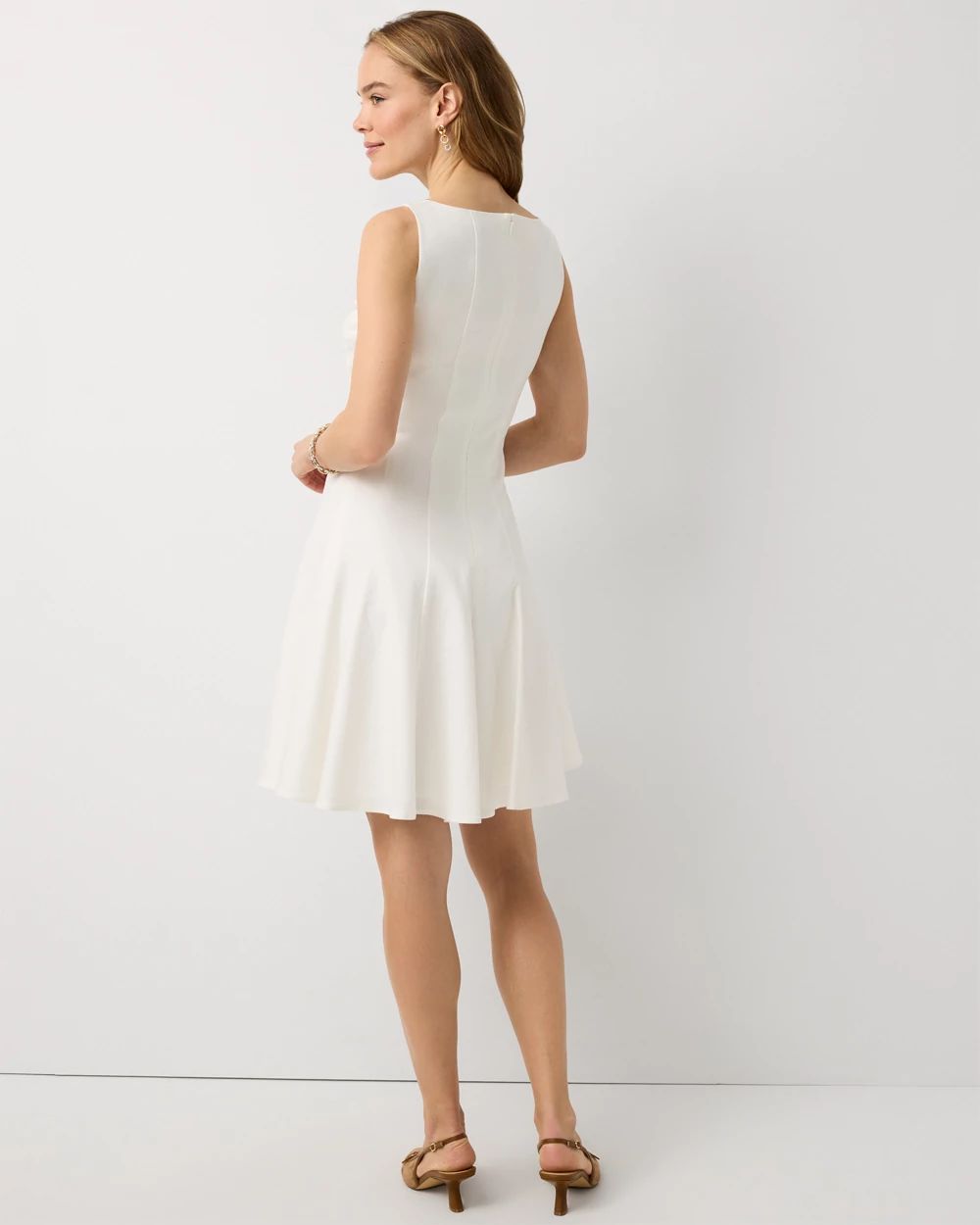 Petite Pleated Mini Dress