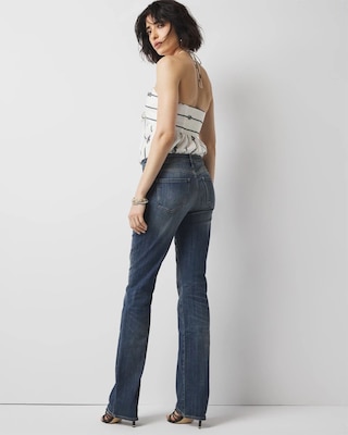 Curvy Mid-Rise Bootcut Jeans click to view larger image.