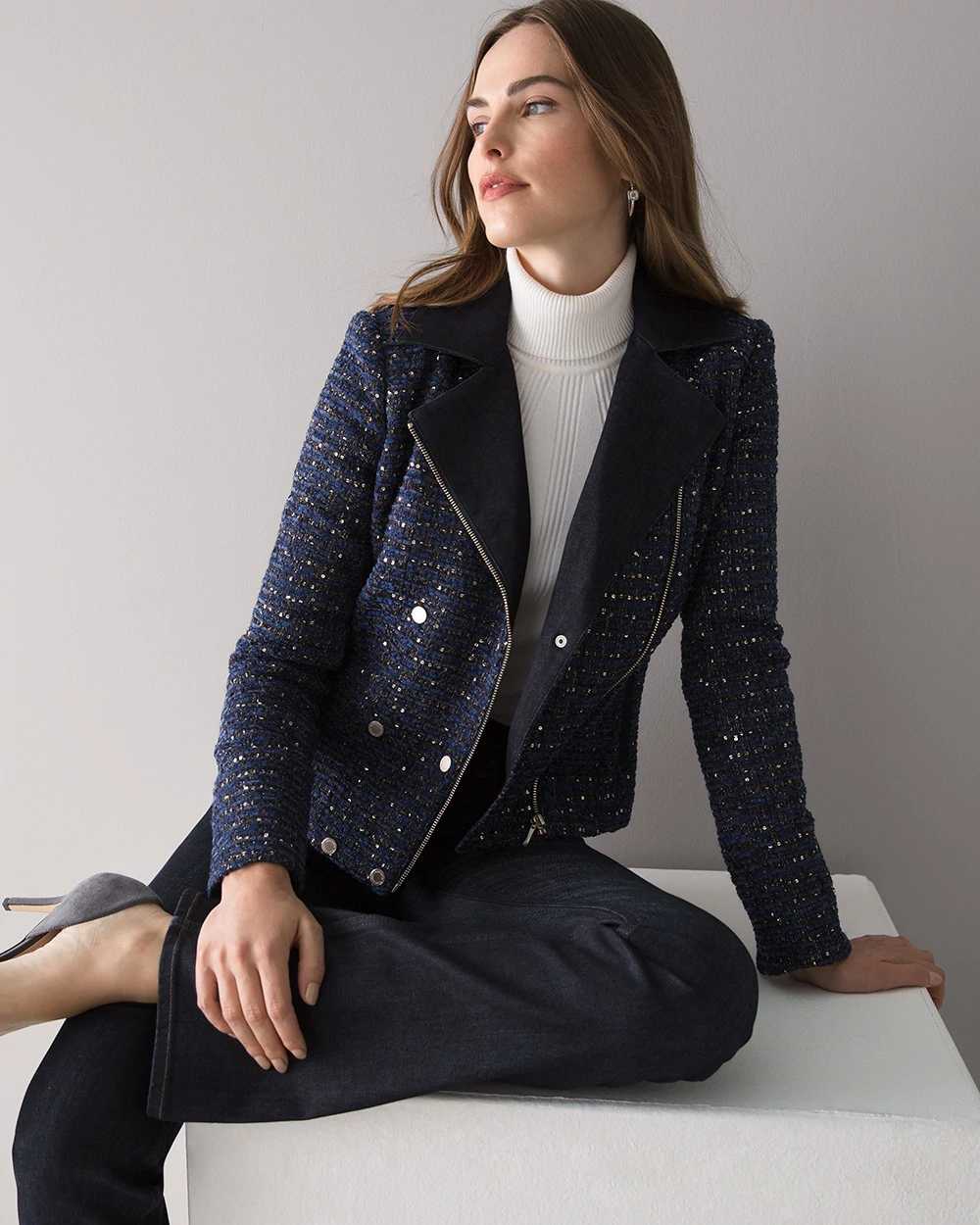 Tweed Moto Jacket