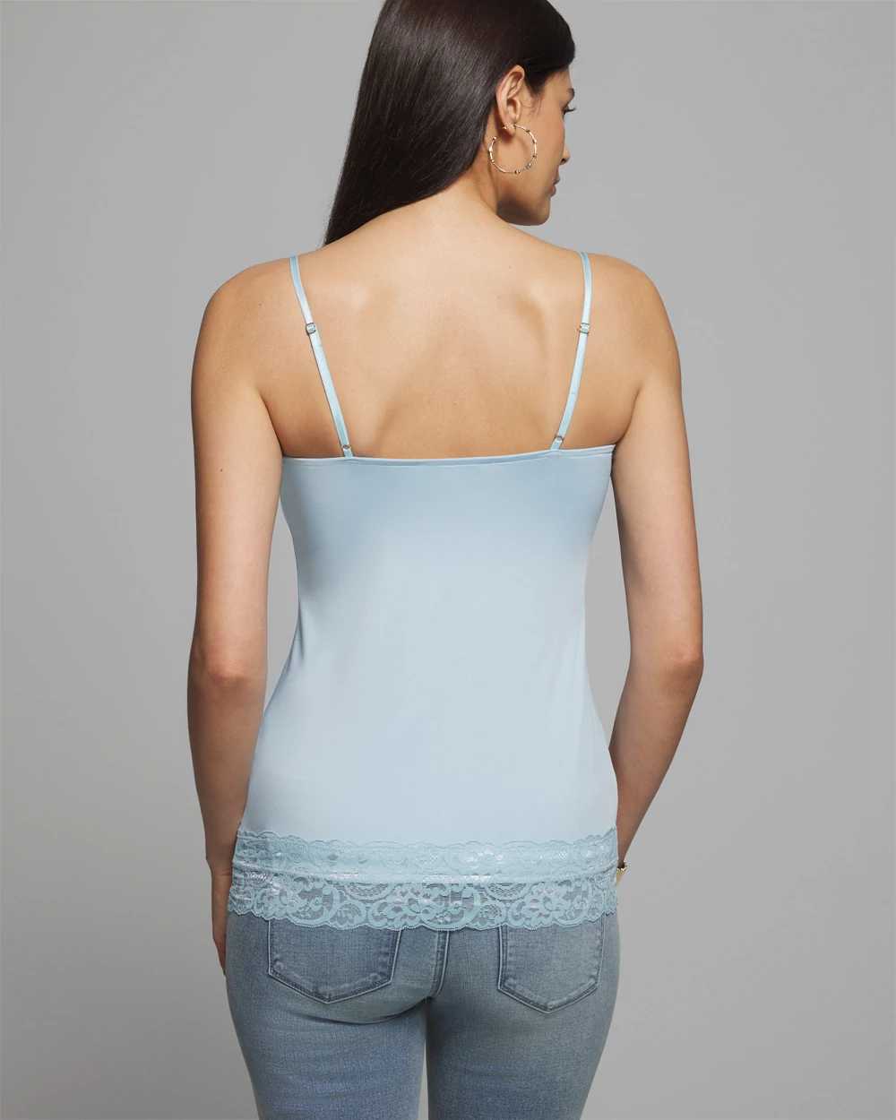Outlet WHBM Wide-Lace Trim Cami click to view larger image.