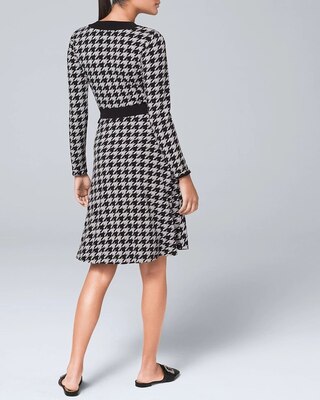 Long-Sleeve Reversible Matte Jersey Dress