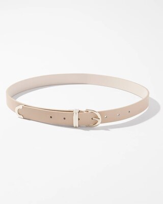 Capped Leather Pant Belt click to view larger image.