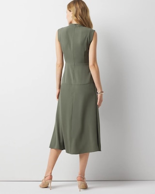 Crisscross Utility Midi Dress click to view larger image.