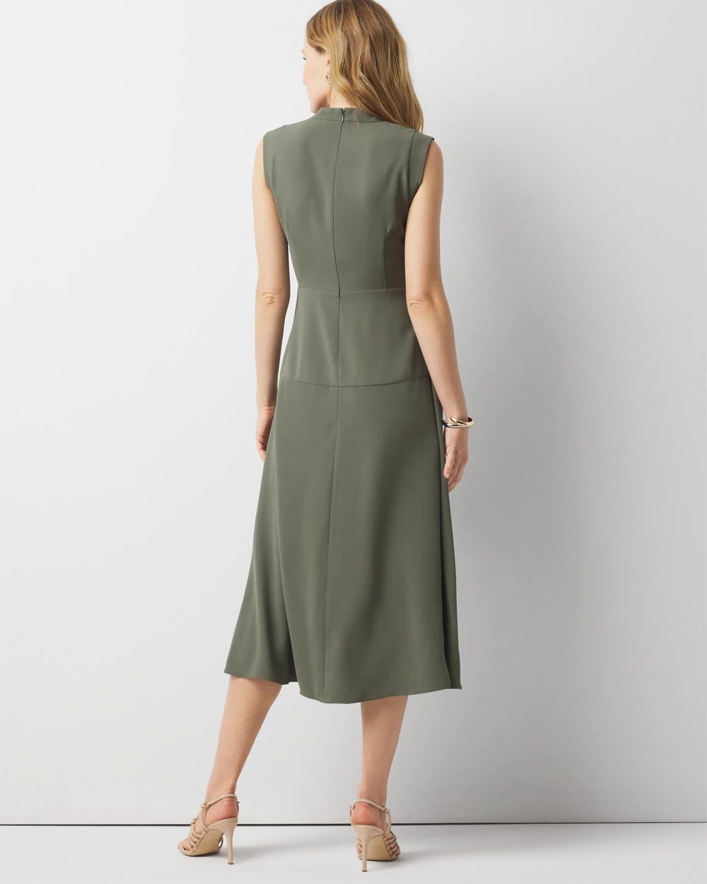 Crisscross Utility Midi Dress
