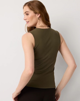 WHBM FORME™ All Ways Stretch Scoop Neck Shell click to view larger image.