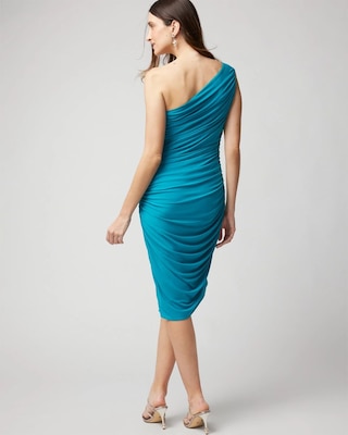 One-Shoulder Asymmetrical Dress click to view larger image.