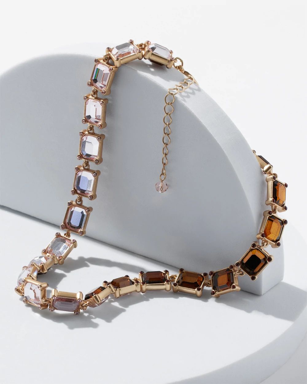 12K Gold Reversible Single Strand Necklace