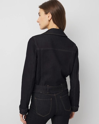 Denim Moto Jacket click to view larger image.