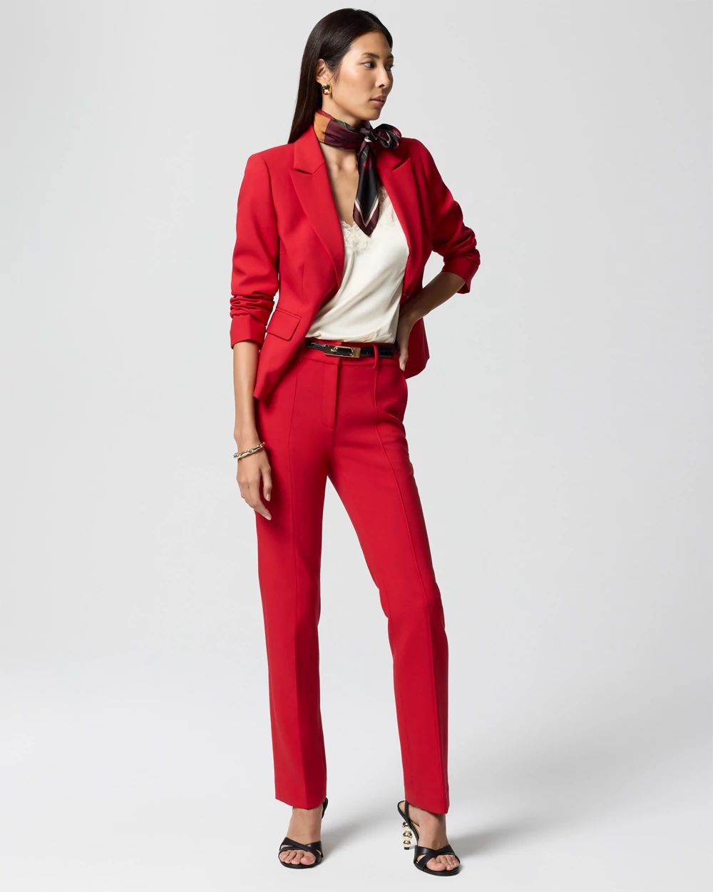 Luxe Stretch High-Rise Zoey Straight Pant click to view larger image.