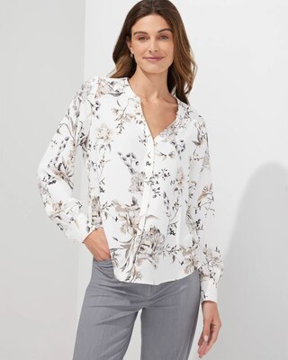Outlet WHBM Soft Button-Down Shirt
