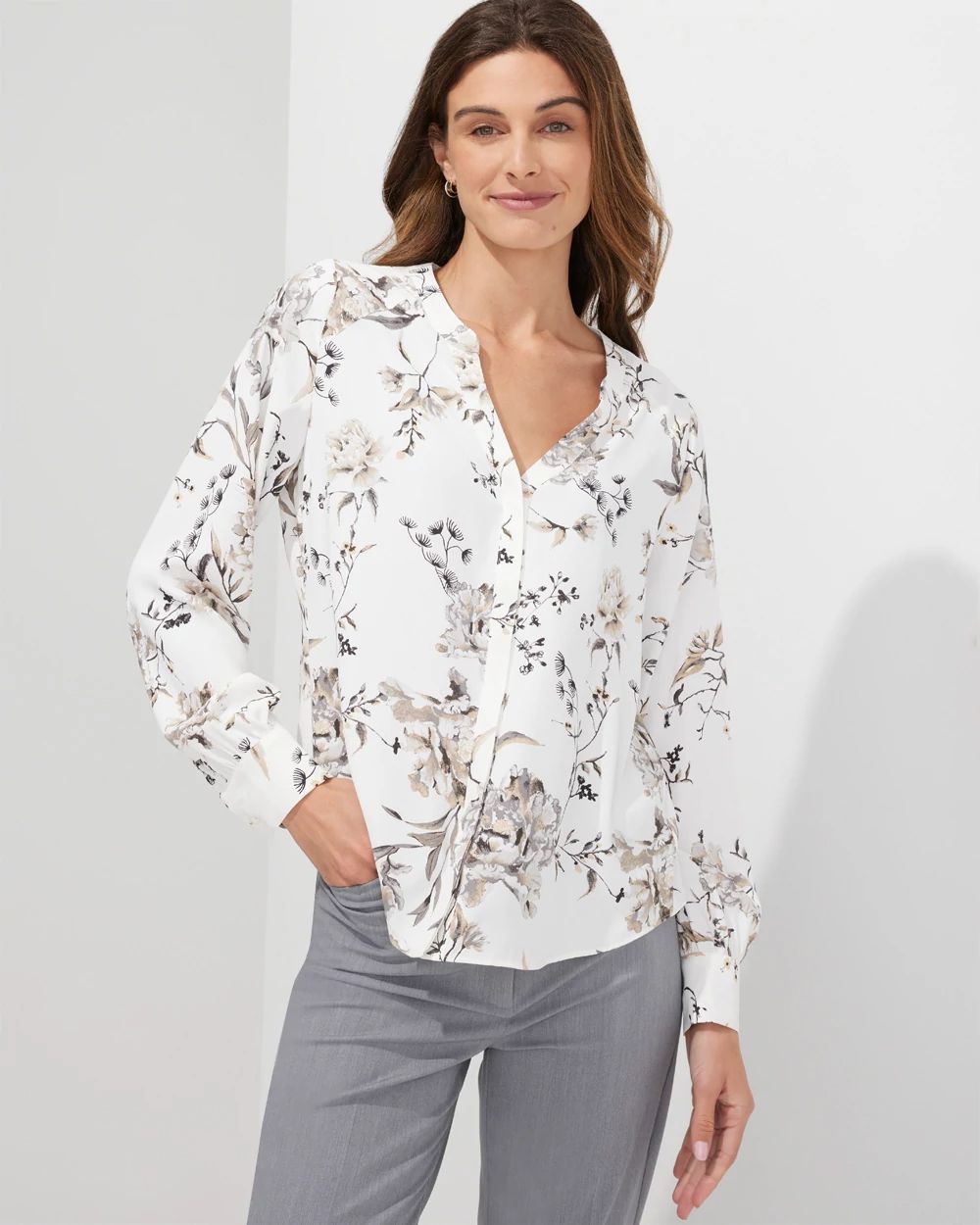 Outlet WHBM Soft Button-Down Shirt