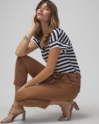 High-Rise Pret-A-Jet Slim Ankle Pants click to view larger image.