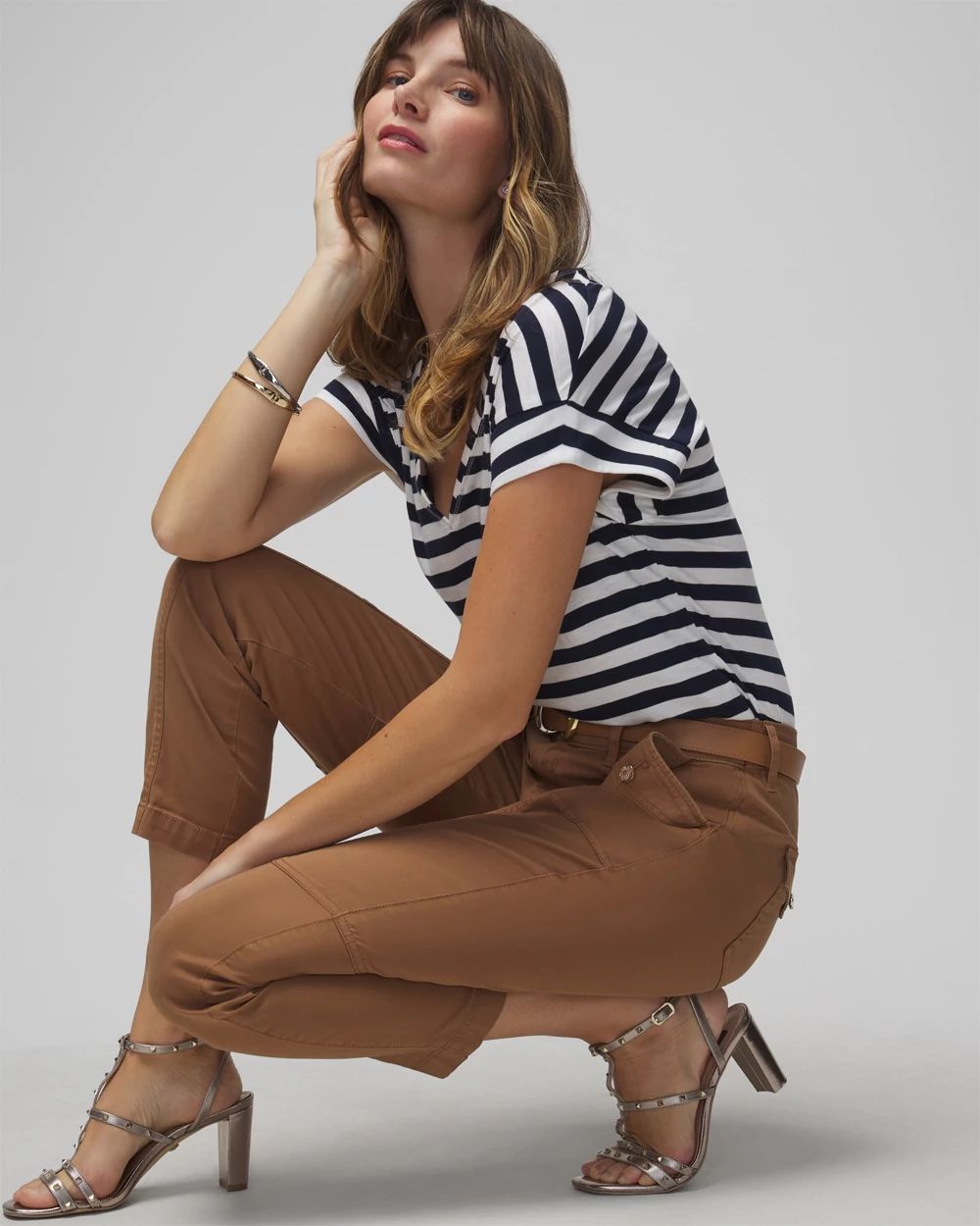 High-Rise Pret-A-Jet Slim Ankle Pants