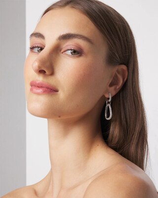 Convertible Crystal Drop Earrings