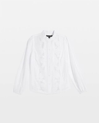 Floral Cutwork Shirt click to view larger image.